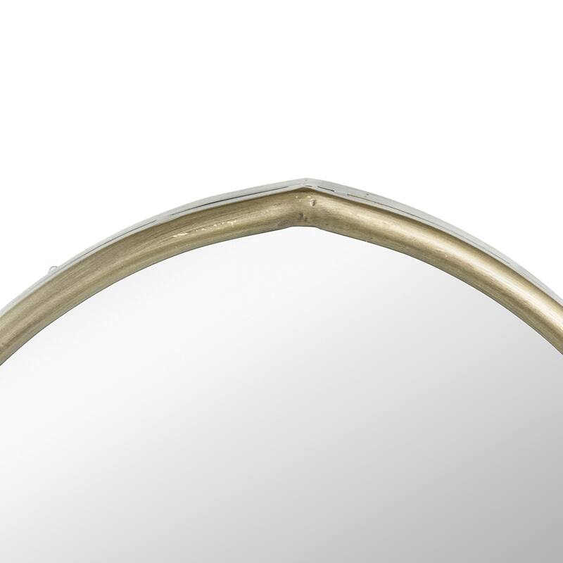 Curved Edge Wall Mirror - 48" - Champagne Gold