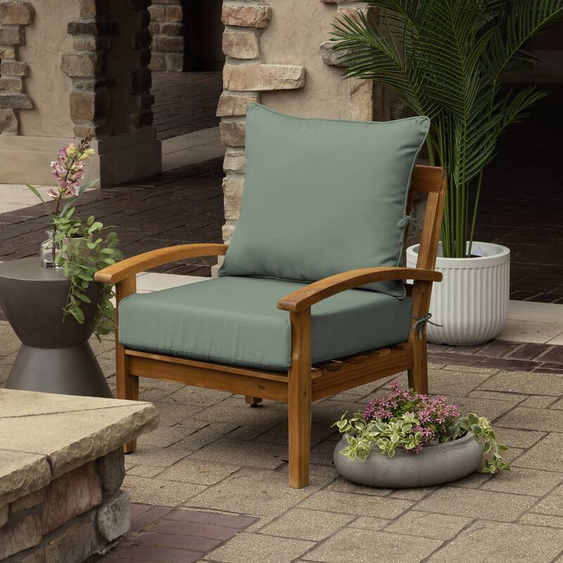 ARDEN Foam Outdoor Deep Seat Cushion Set, 24 x 24