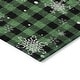 preview thumbnail 5 of 5, Machine Washable Indoor/ Outdoor Christmas Plaid Chantille Rug