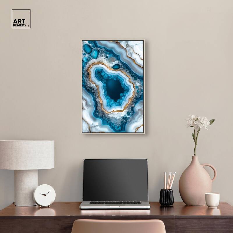 Gilded Geode Eye I Canvas by Art Remedy