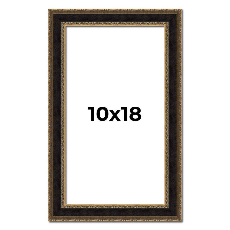 10x18 Frame Gold Antique Vintage Sold Wood Picture Frame | 1.75 Inch