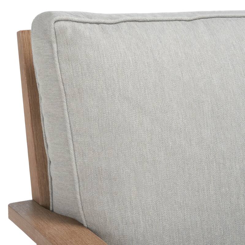 SAFAVIEH Couture Martinique Wood Patio Loveseat - 56"W x 35"D x 32"H