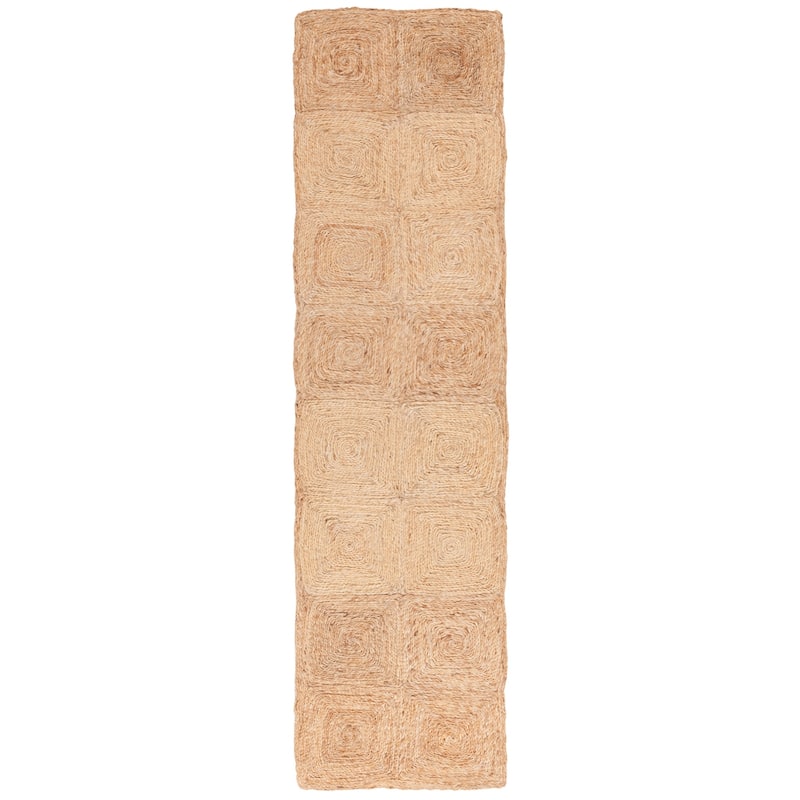 SAFAVIEH Handmade Natural Fiber Taniyah Farmhouse Geometric Jute Rug