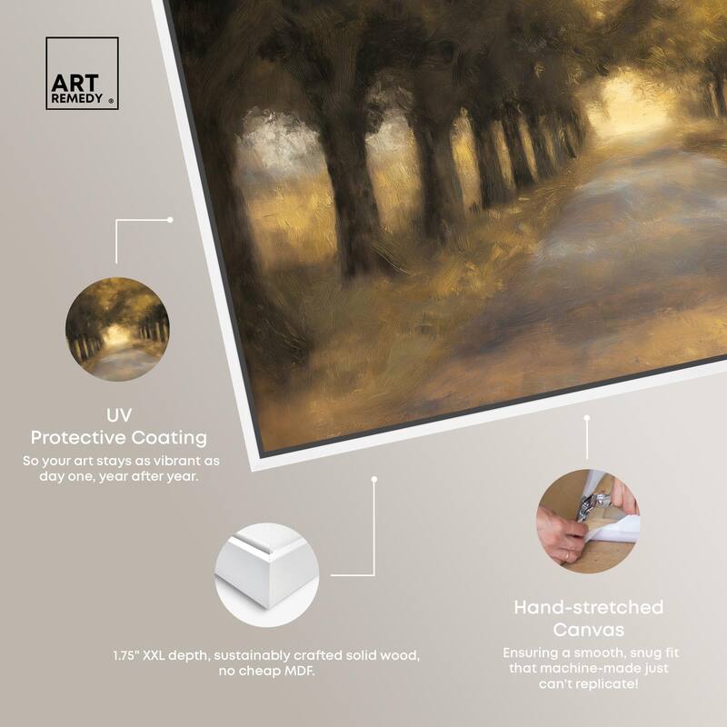 Misty Morning Canvas by Art Remedy