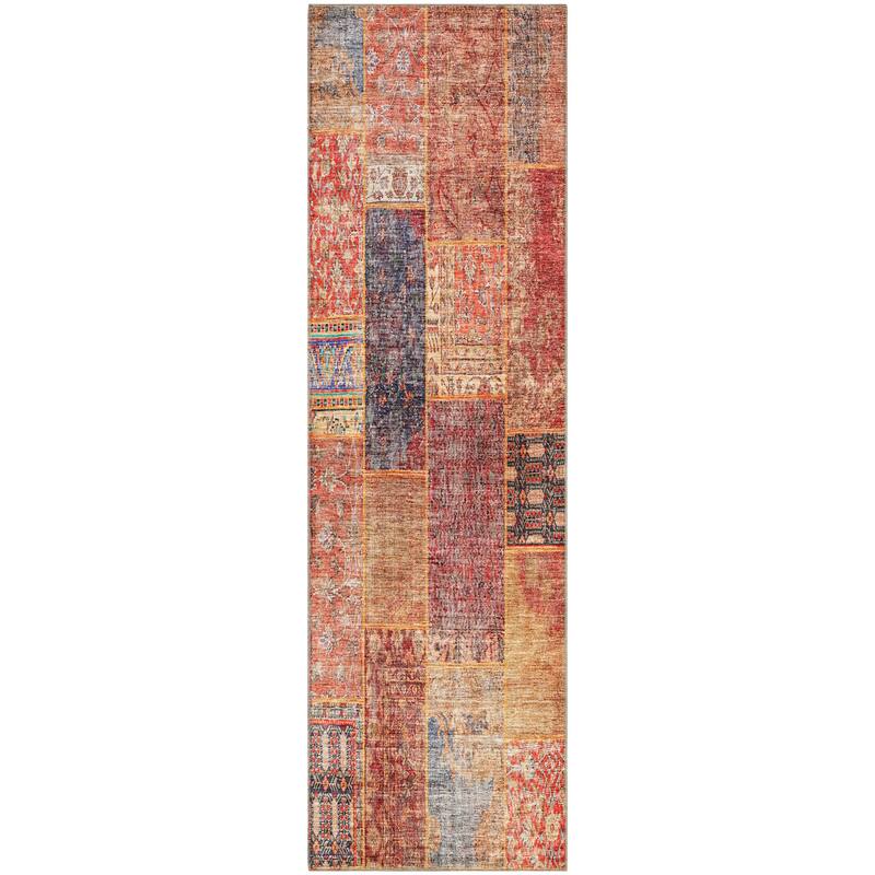 Premium Washable Super Soft Boho Patches Mayfield Rug
