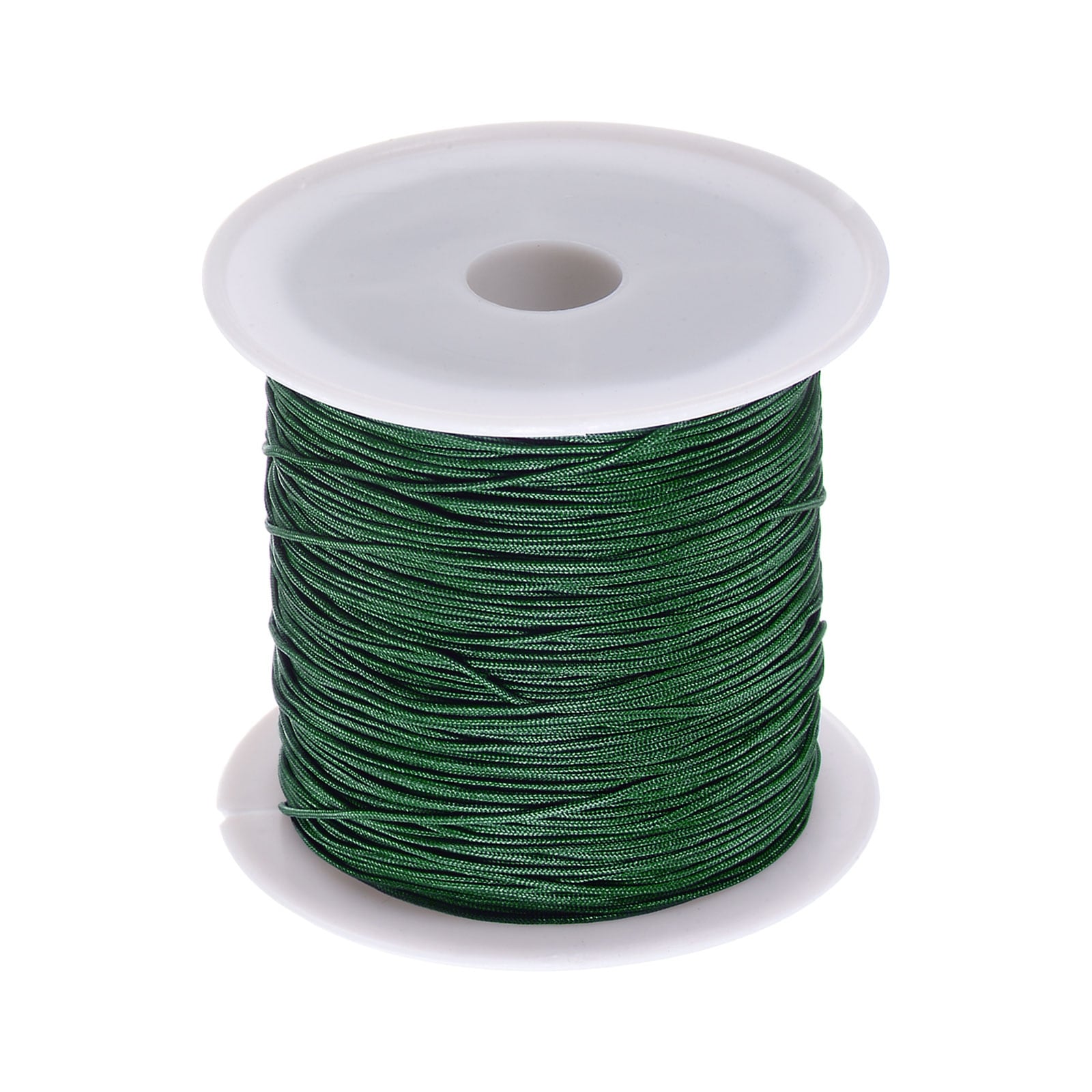 1 Roll Nylon Beading Thread Knotting Cord 0.6mm 50 Yard Satin
