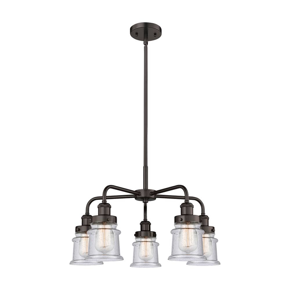 Innovations Lighting Canton - 5 Light 23" Stem Hung Chandelier