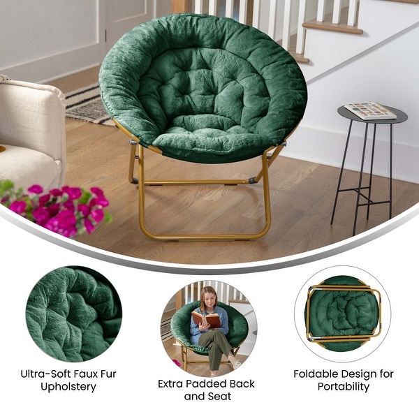 Folding XL Saucer Chair for Dorm or Bedroom On Sale Bed Bath Beyond 36922007
