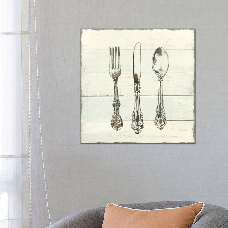 iCanvas "Kitchen Utensils" by Carol Robinson Canvas Print - 26x26x1.5