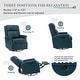 preview thumbnail 86 of 88, Echidna 29.6" Transitional Genuine Leather Swivel Rocker Nursery Chair with Nailhead Trim by HULALA HOME