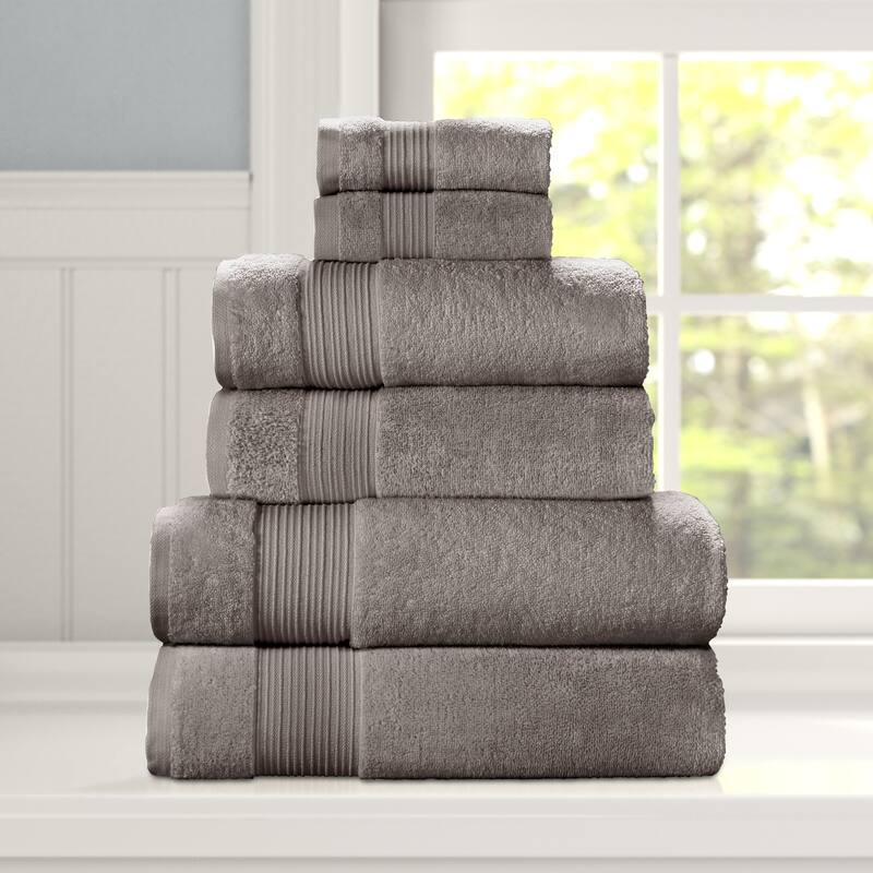 J. Queen New York Serra 2 Piece Turkish Towel Set - Bath - Graphite