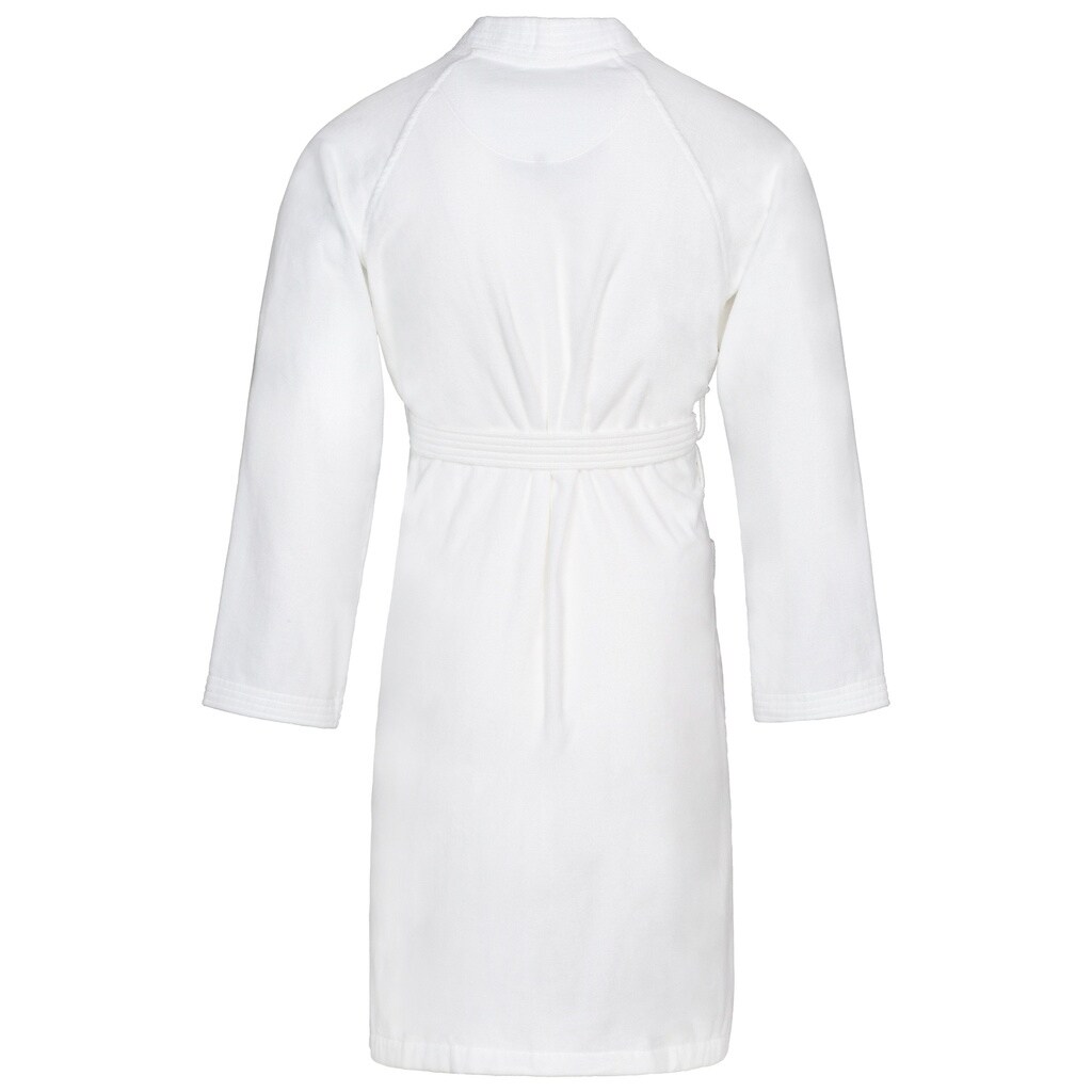 VOSSEN Dallas Unisex Bathrobe White X Small