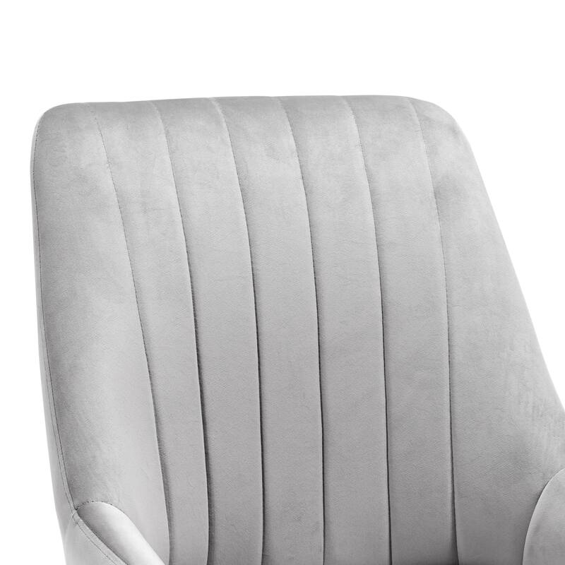 Contemporary Upholstered Velvet Dining Side Chairs - 23.5L×20.5W×35.5H