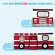 preview thumbnail 6 of 20, Max and Lily Classic Twin-Size Low Loft with Easy Slide and Curtain