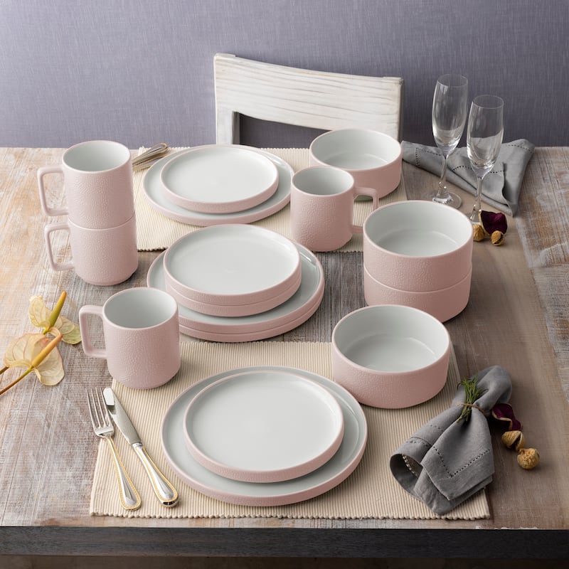 Noritake Colortex Stone Set Of 4 Stax Salad Plates, 7-1/2"