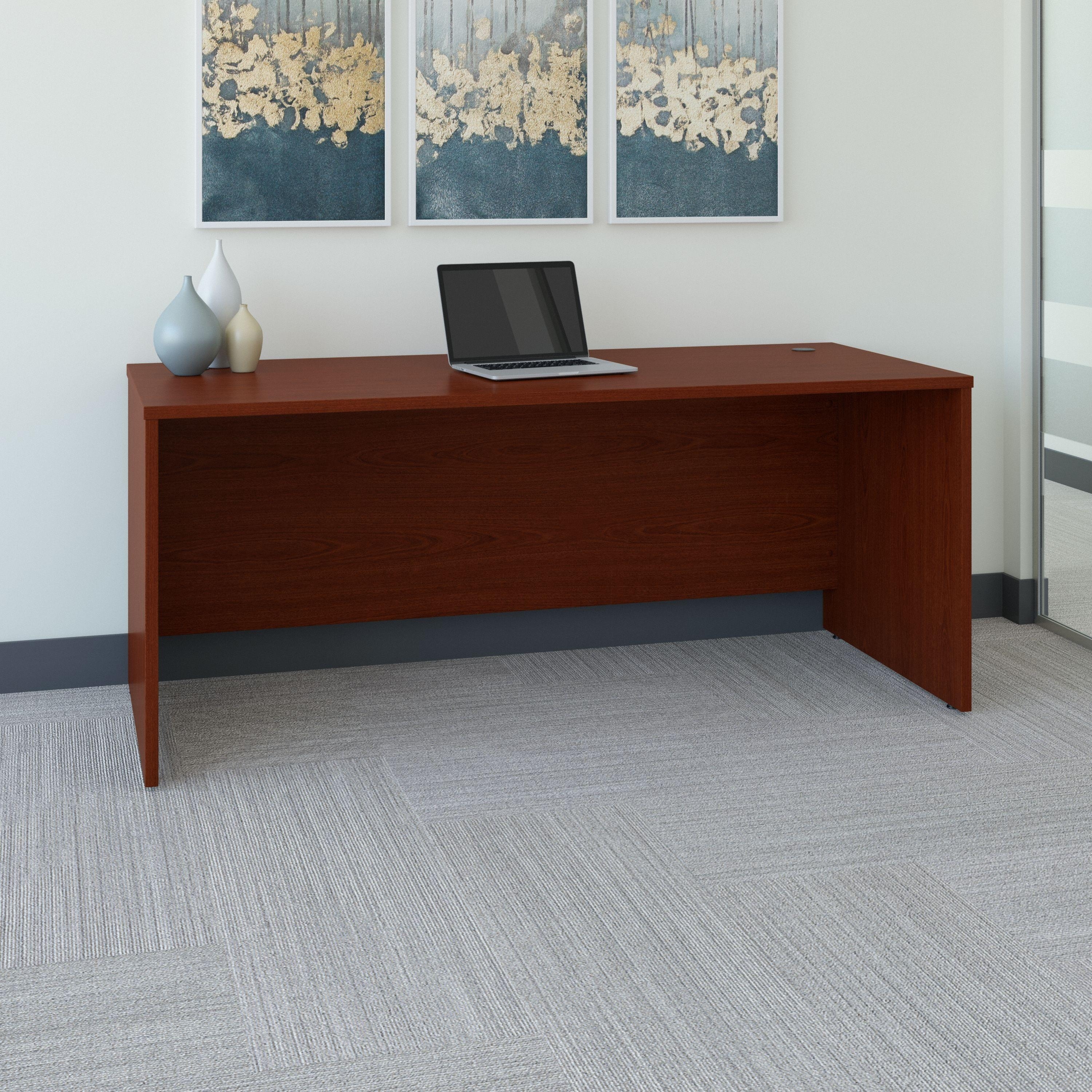Bush Business Furniture Series C 72W x 30D Office Computer Desk