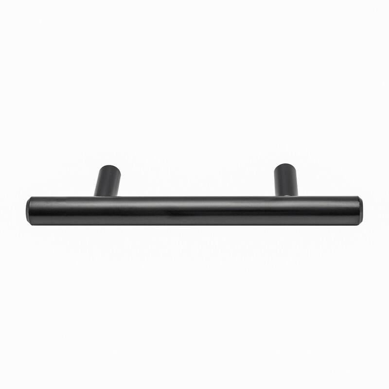 Utopia Alley Carli Cabinet Pull Handle, Brushed nickel/Matt Black 3", 5" and 12.5" Center to Center
