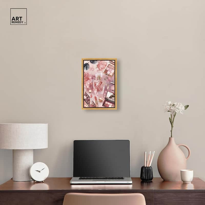 Glam Sparkle Lay Out II Canvas by Art Remedy