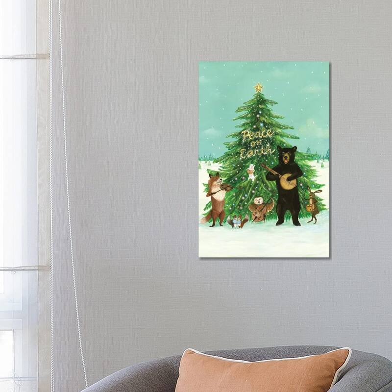 iCanvas "Peace On Earth" by Jahna Vashti Canvas Print - 26x18x1.5