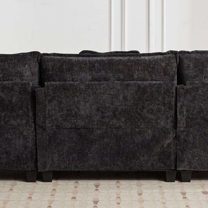 Cloud Sofa one Seat (Armrests are not included), Sectional Couch for Living Room, Comfy Double Layer Upholstered Seat Cushion