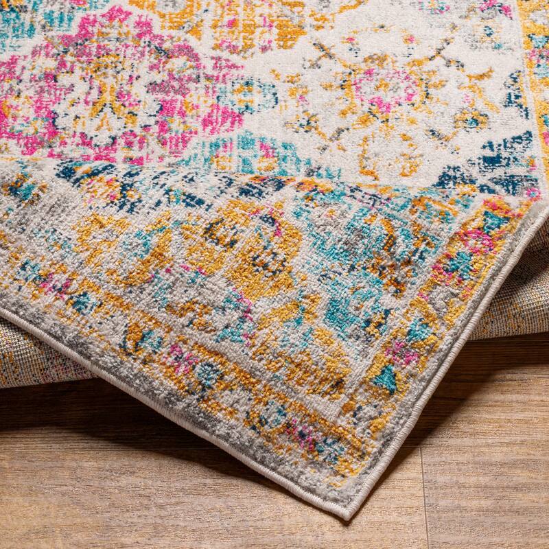 Livabliss Harput Transitional Medallion Area Rug