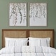 preview thumbnail 1 of 4, INK+IVY Botanical Waterfall Green Eucalyptus 2-piece Framed Canvas Wall Decor Set Natural