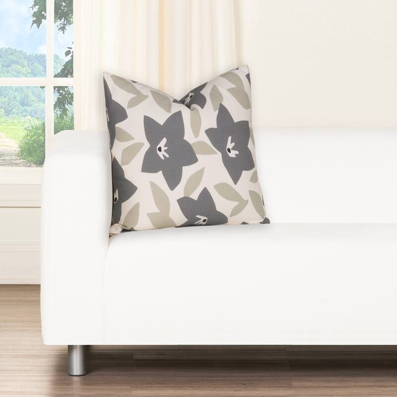 Magnolia Toulouse Lagoon Washed Cotton Accent Pillow