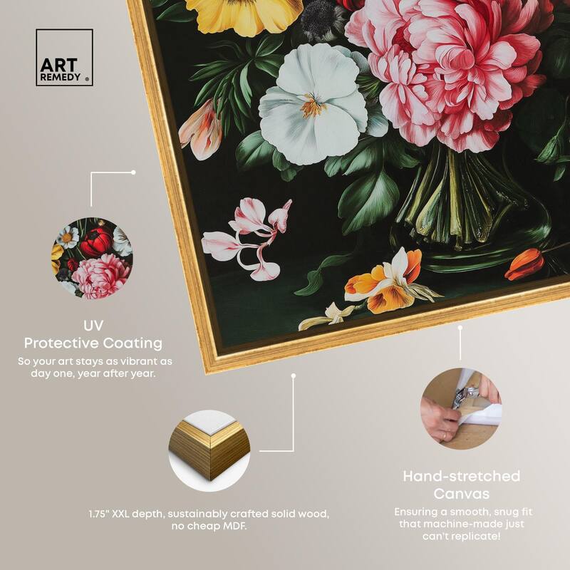 Violet Vignette I Canvas by Art Remedy