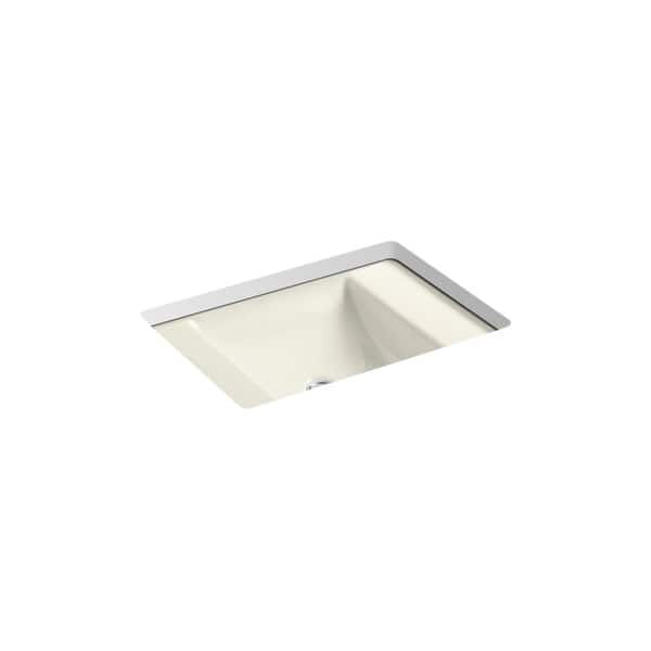 slide 1 of 1, Kohler Ledges Undermount Bathroom Sink, White