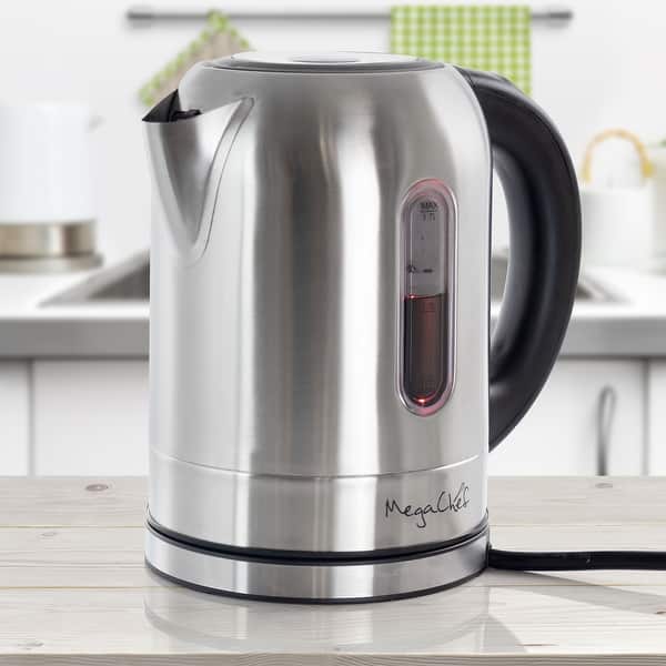 Megachef 1.8 Liter Half Circle Electric Tea Kettle With Thermostat