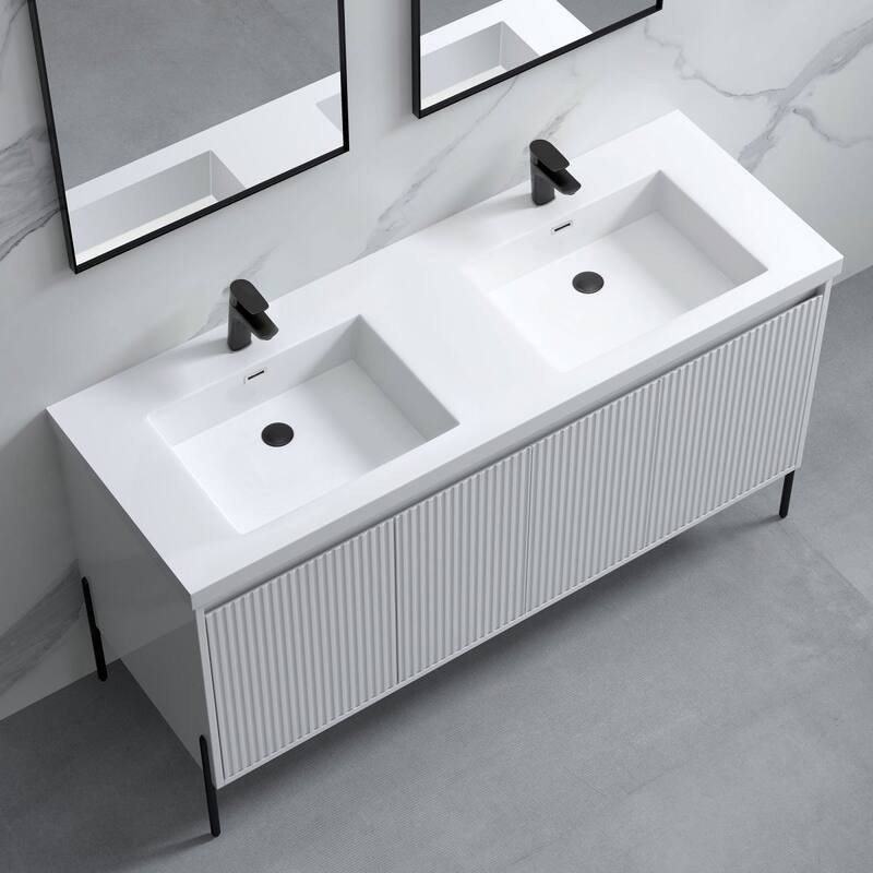 Ripple 60" Bathroom Vanity Set