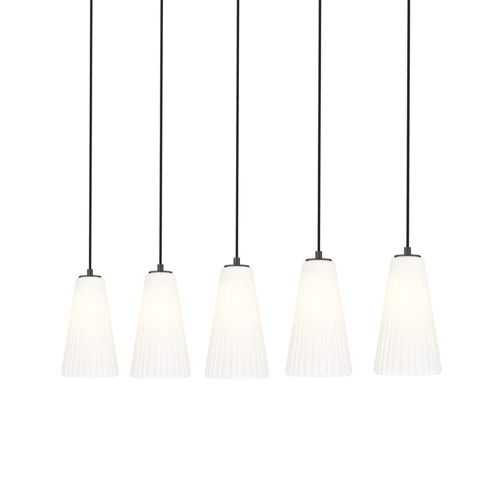 Z-Lite 3043P6-5L Farrell 5 Light 42" Wide Linear Chandelier