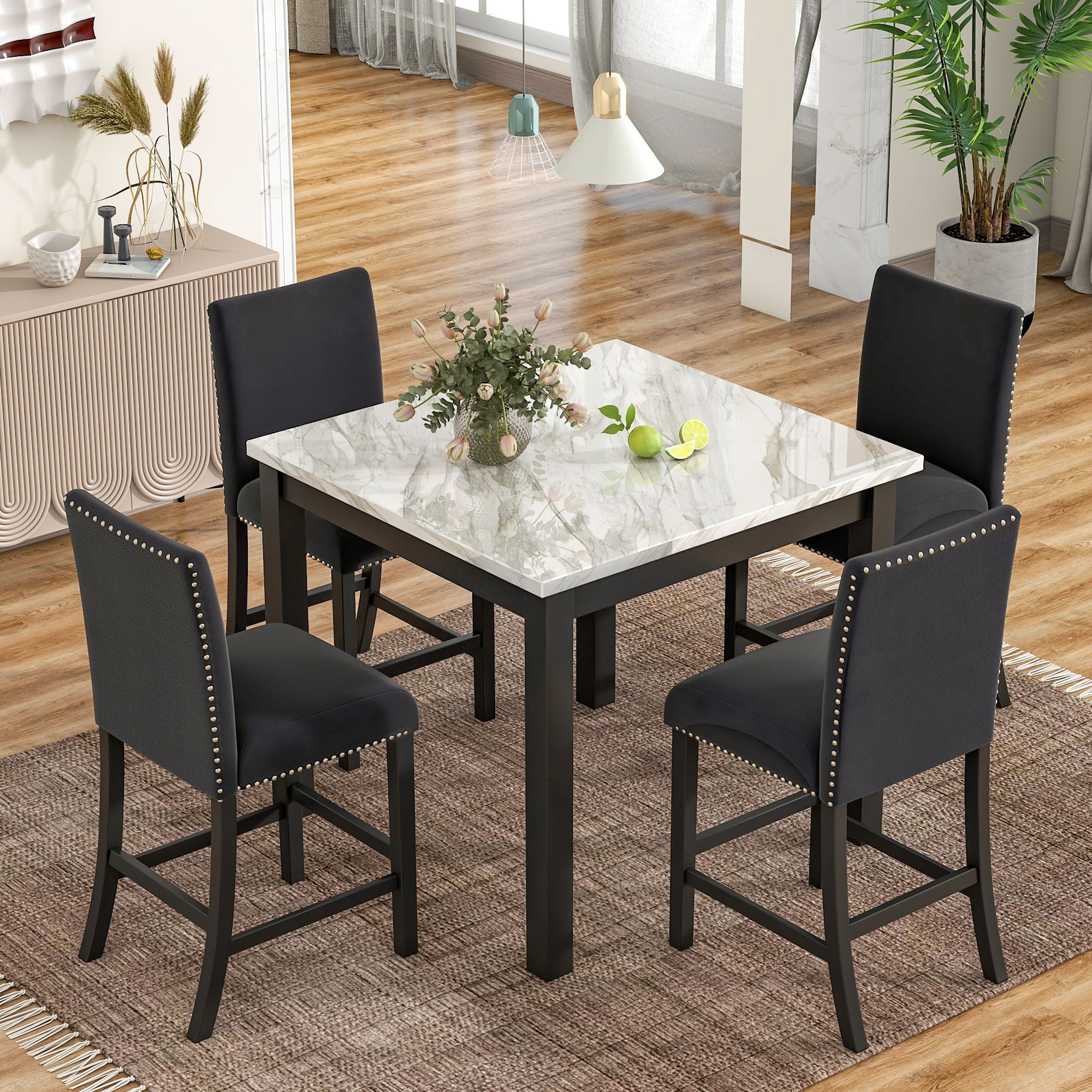 High top table dining hot sale set