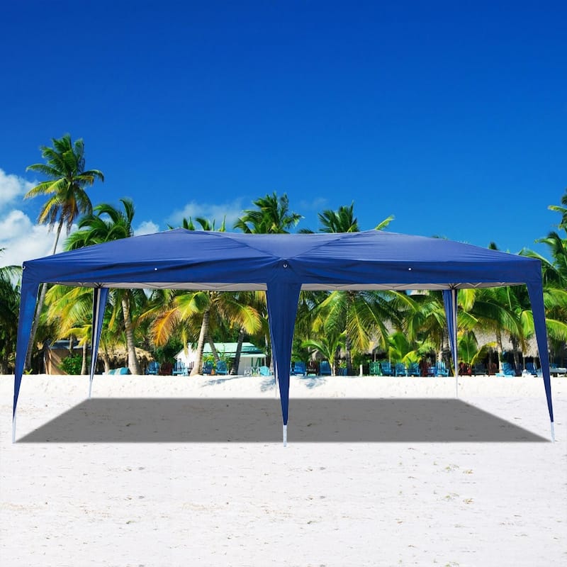 10'X20' POP UP Foldable Wedding Party Gazebo Canopy Tent W/4 Walls