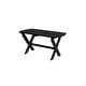 preview thumbnail 16 of 14, Poly Folding Oval Coffee Table Black