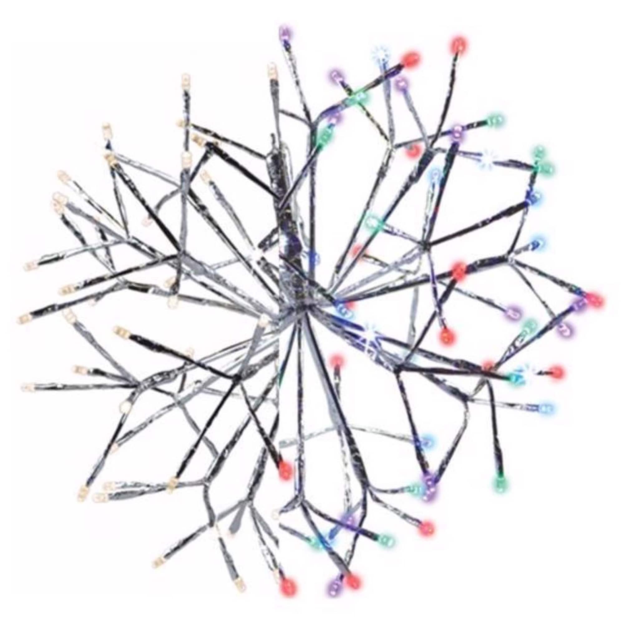 Celebrations LED Multi Shimmering Sphere 12 in. Hanging Decor - Multicolor