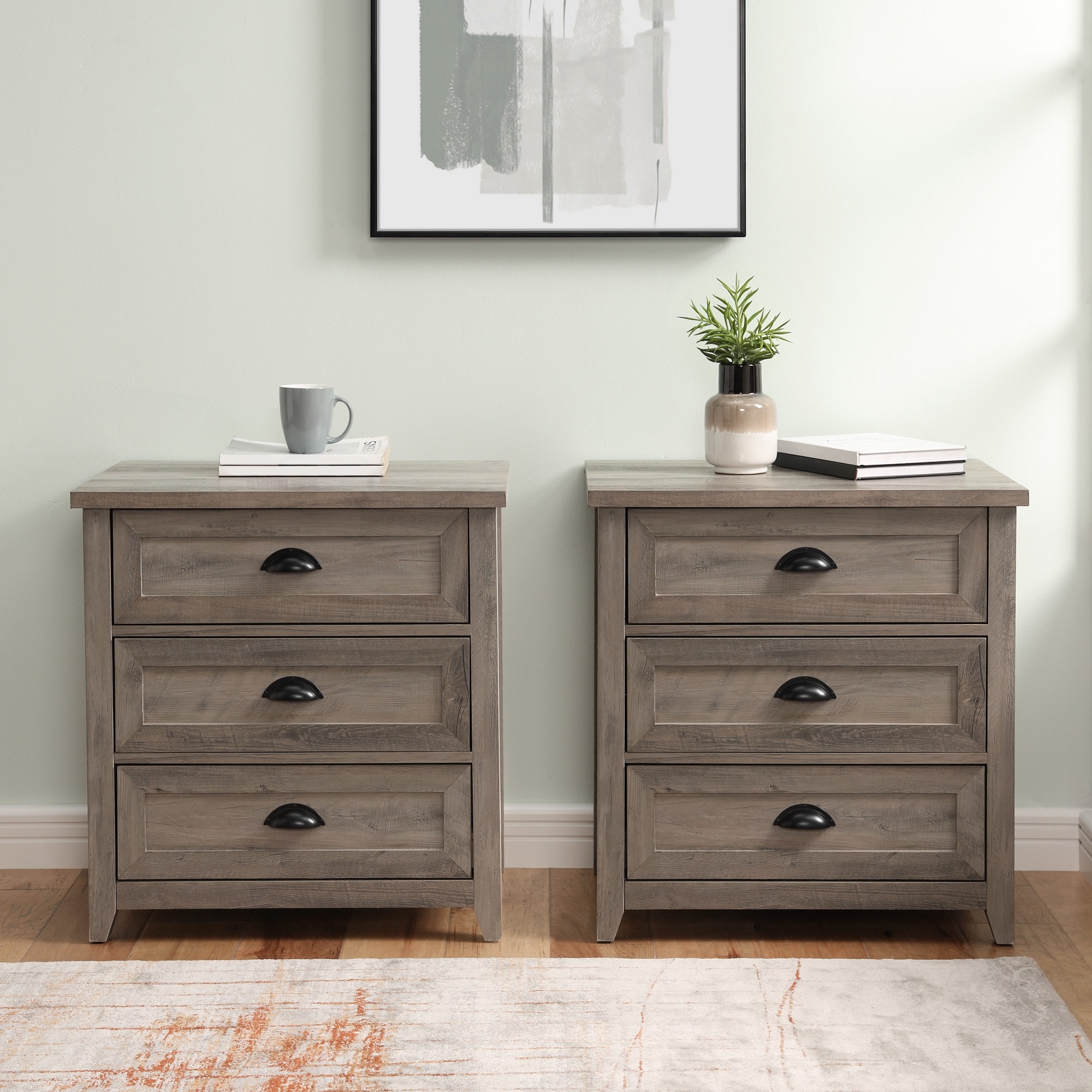Farmhouse nightstand set sales of 2