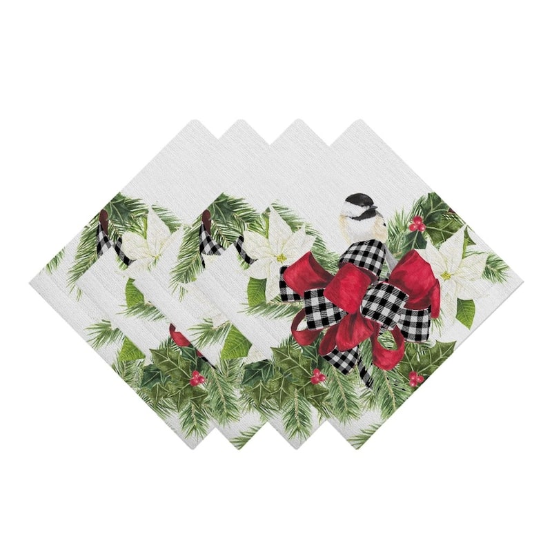 Christmas Trimmings Napkin Set - 20" x 20"