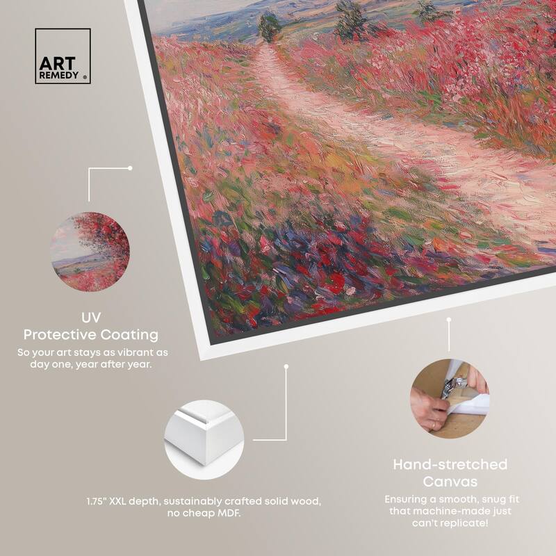 Pourville Breeze Canvas by Art Remedy