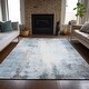 preview thumbnail 39 of 84, Machine Washable Indoor/Outdoor Abstract Solid Chantille Rug