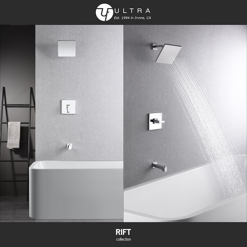 Ultra Faucets Rift Collection Single-Handle Tub and Shower Trim - Chrome Polished UF70700