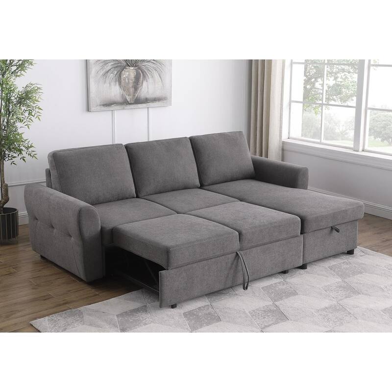 Kenna Sleeper Sofa Sectional with Storage