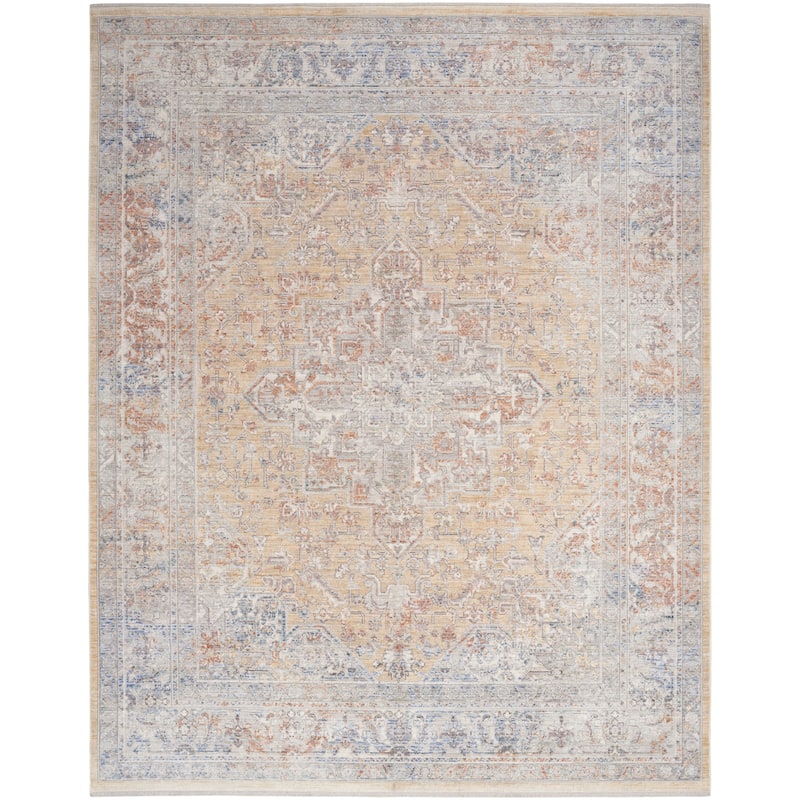 Nourison Timeless Classics Indoor Only Persian Area Rug - 8' 6" x 11' 4" - Grey/Gold - Rectangle