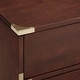 preview thumbnail 17 of 23, Kedric 5-Drawer Gold Accent Chest by iNSPIRE Q Bold