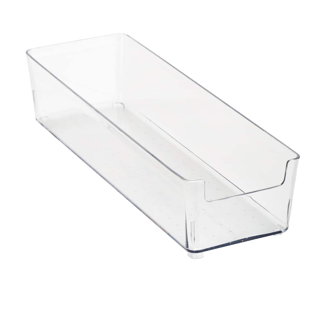 Simplify 2 Pack Medium Rectangular Drawer Organizer - 11.6" x 3.7" x 2.4"