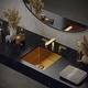 preview thumbnail 3 of 18, Karran Cinox Stainless Steel Square Undermount Sink