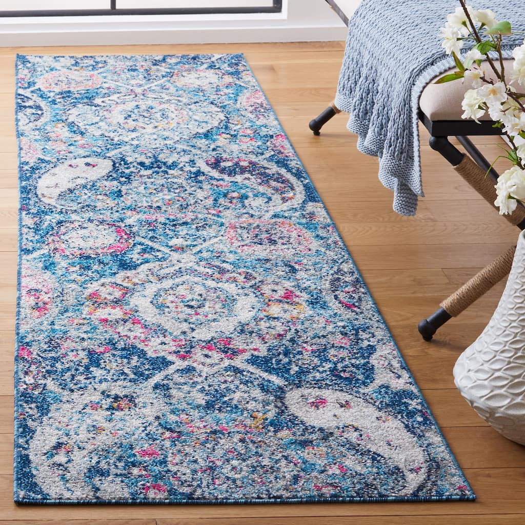 SAFAVIEH Madison Belle Boho Paisley Rug