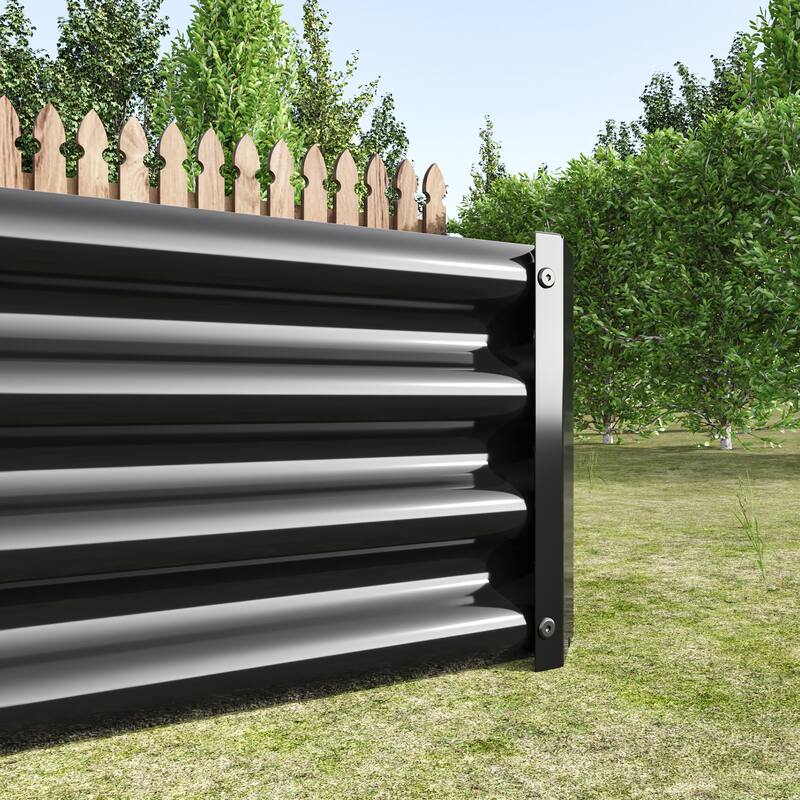 Raised Garden Bed with Open Bottom Design Vegetable Flower Succulent