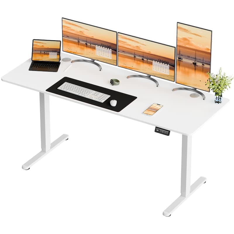 Futzca Height Adjustable Electric Standing Desk, Computer Office Desk