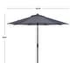 preview thumbnail 6 of 4, SAFAVIEH UV Resistant Ortega 9 ft. Auto Tilt Crank Taupe Umbrella, Base Not Included